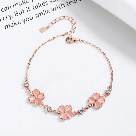 Opal Crystal Rose Gold Bracelet