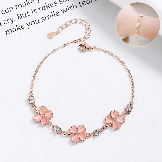 Opal Crystal Rose Gold Bracelet